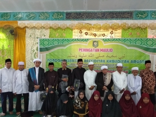 PERINGATAN MAULID NABI BESAR MUHAMMAD SAW 13 RABI'UL AWAL 1440 H PONDOK PESANTREN RASYIDIAH KHALIDIYAH AMUNTAI OLEH KEPANITIAAN STAI RAKHA